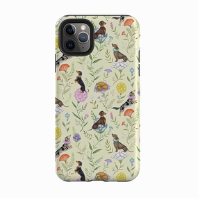 Slim Design iPhone Tough Case - Doxy Day Afternoon Buttercream By Catherine Rowe