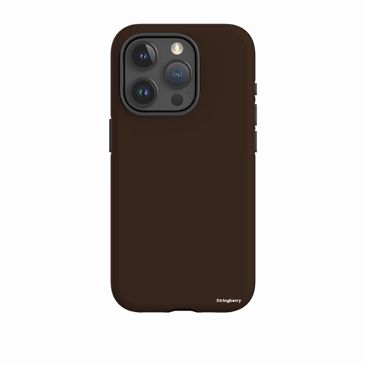 Matte Feel Premium Feel iPhone Tough Case - Durban Brown
