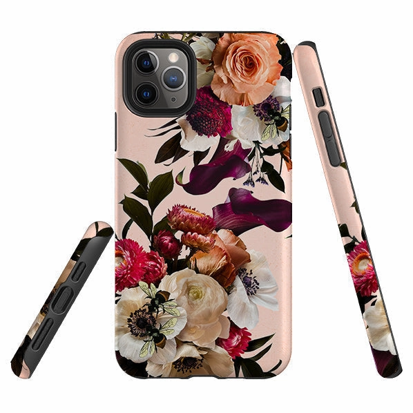 Luxury Layer Texture Light Frame iPhone Tough Case - Endurance Pink