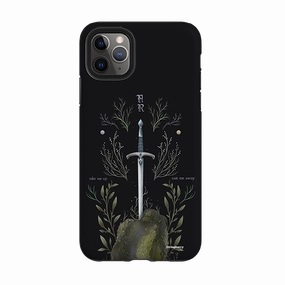 iPhone Tough Case - Excalibur By Anna Stead Protective Edge Layer