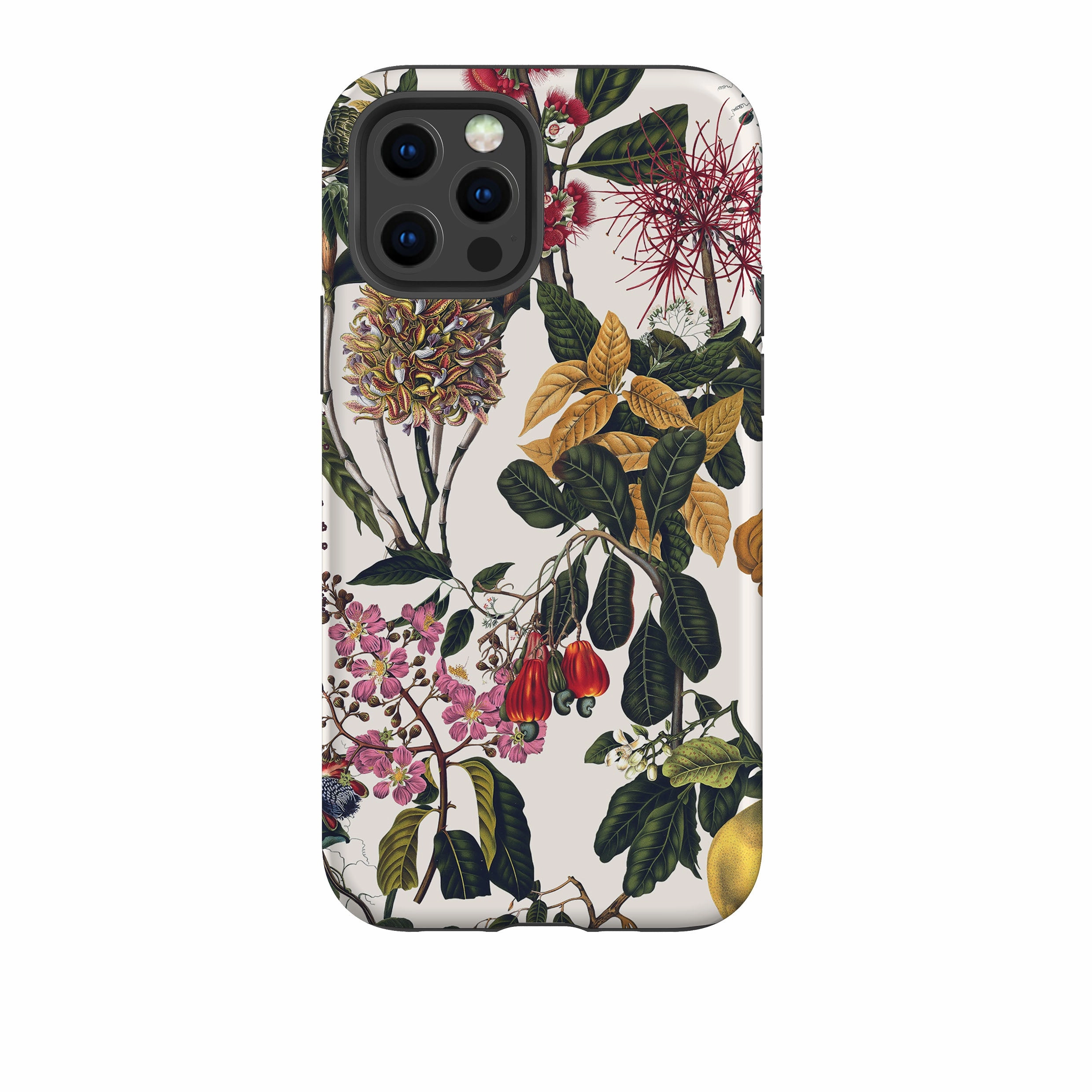 Glossy Finish Look iPhone Tough Case - Exotica White