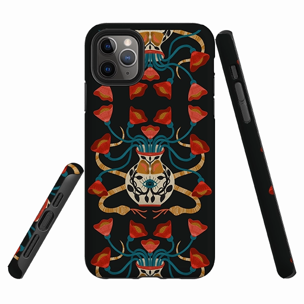 Minimal Texture Layer Hybrid Pattern Design iPhone Tough Case - Eye By Nina Pace