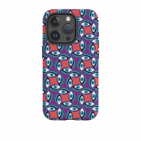 Stylish Cover Minimal Style iPhone Tough Case - Eyes By Patternistas