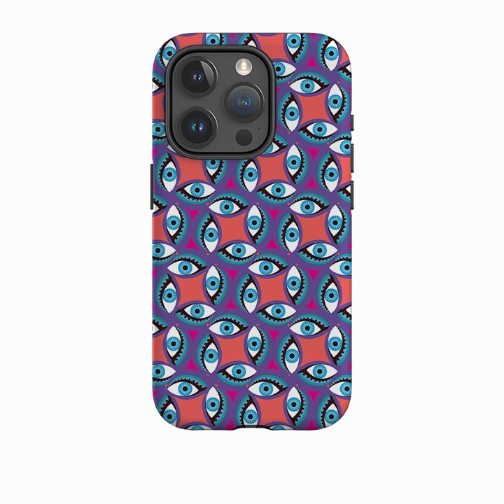 Premium Edge Sport Inspired iPhone Tough Case - Eyes By Patternistas