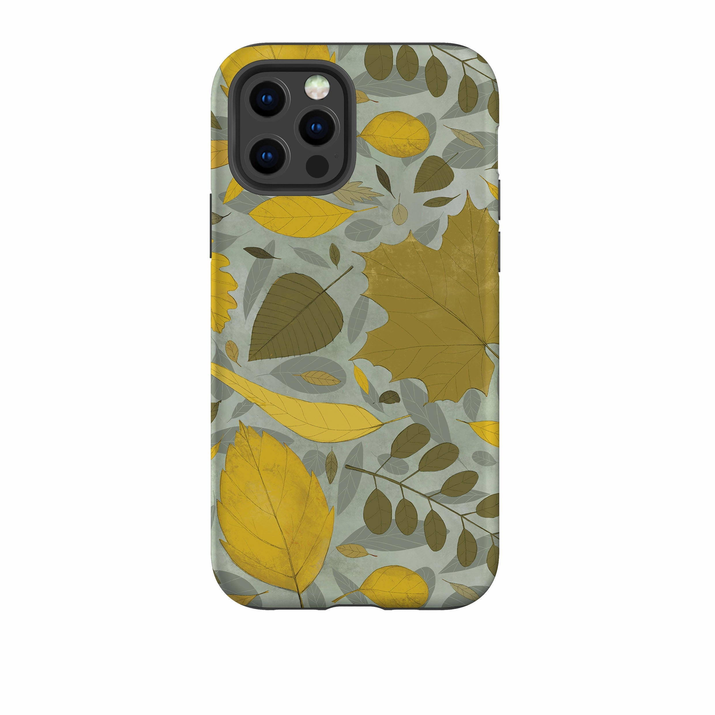 Chic Accessory Creative Artwork iPhone Tough Case - Fall Leaves By Maja Lindberg