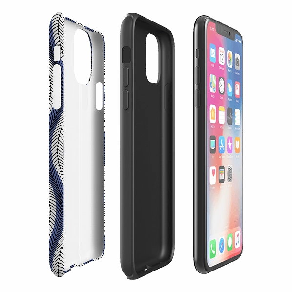 iPhone Tough Case - Fern By Cressida Bell Light Edge Hybrid Surface Layer