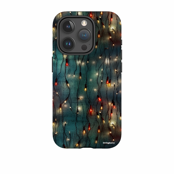 iPhone Tough Case - Festive Lights Shock Surface Protective Texture Layer