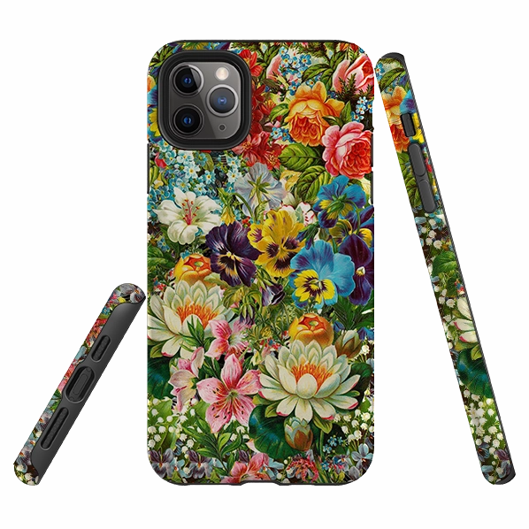 iPhone Tough Case - Floral Burst High Quality
