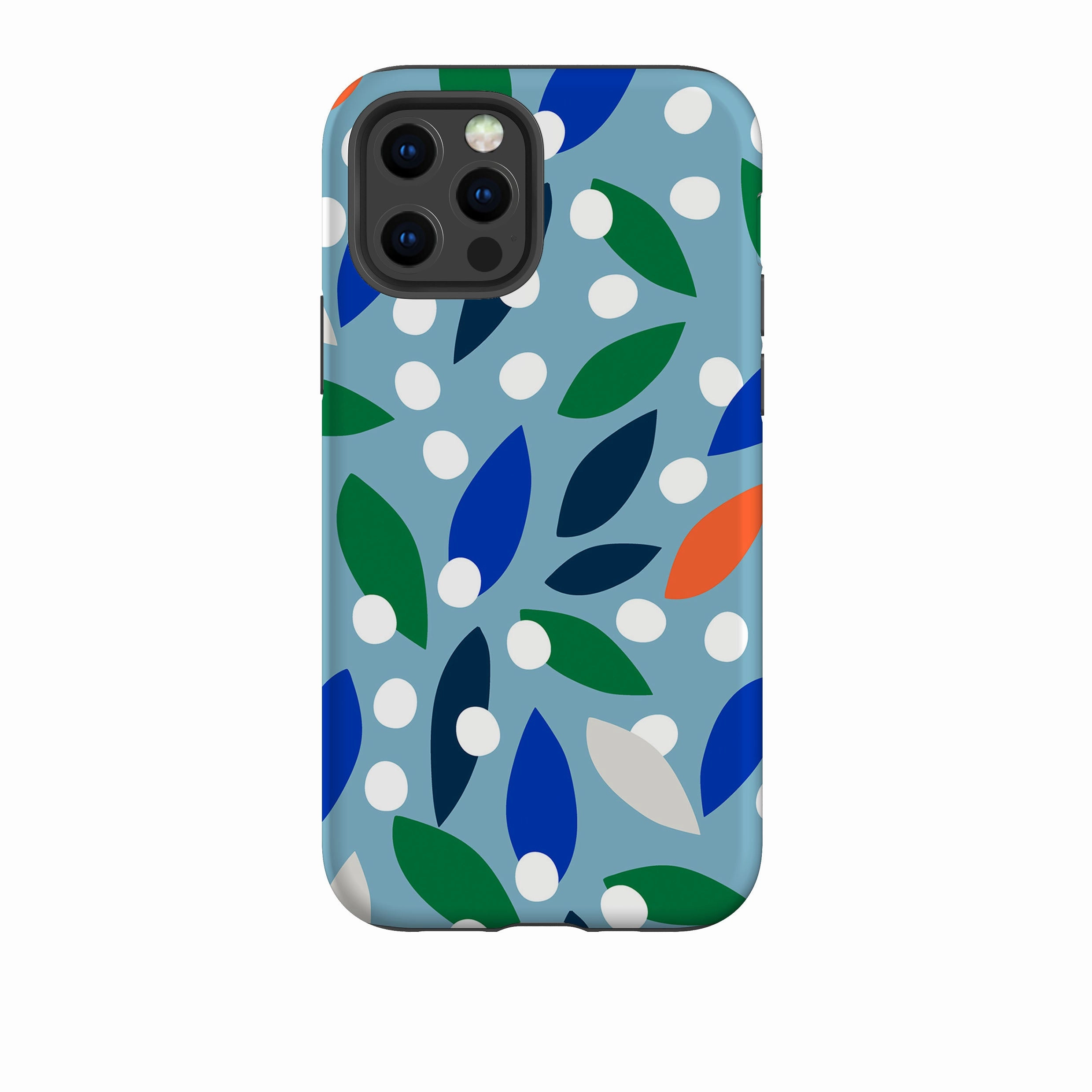iPhone Tough Case - Floral Drops Scratch Guard