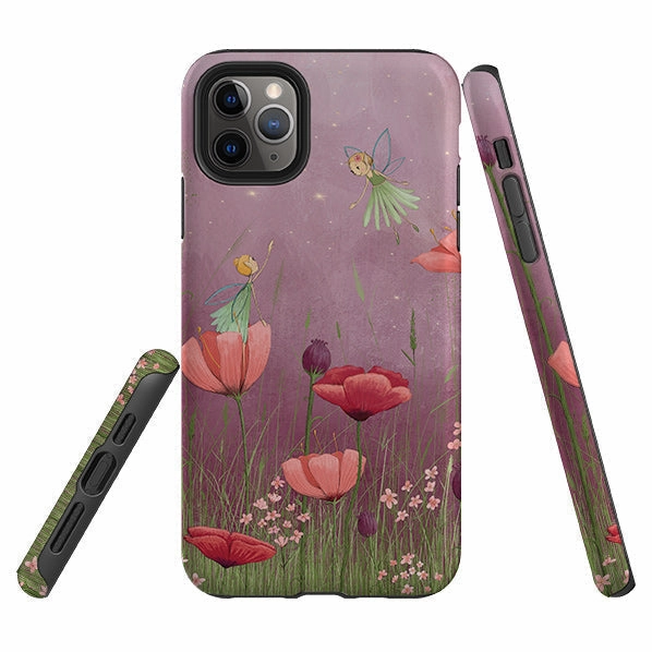 iPhone Tough Case - Flower Fairies By Maja Lindberg Screen Bumper Light Build