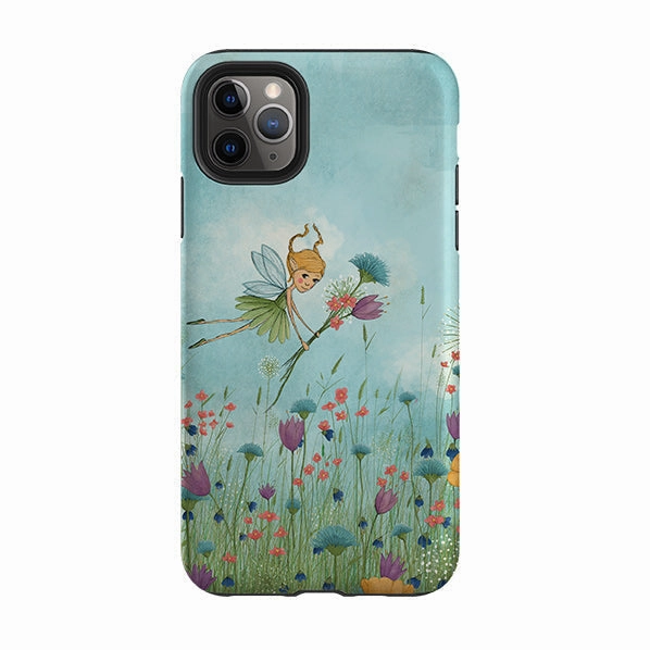 iPhone Tough Case - Flower Fairy By Maja Lindberg Soft Grip Finish Stylish Edge