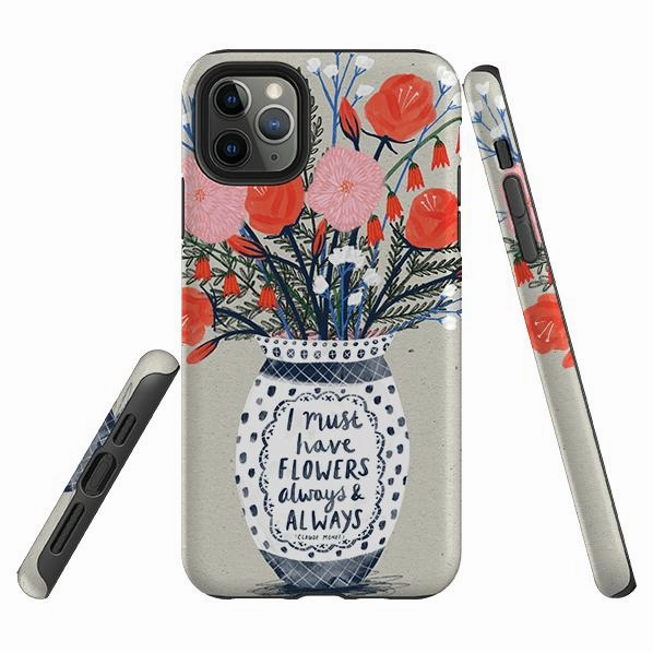 Outdoor Design iPhone Tough Case - Flowers Always By Lee Foster Wilson