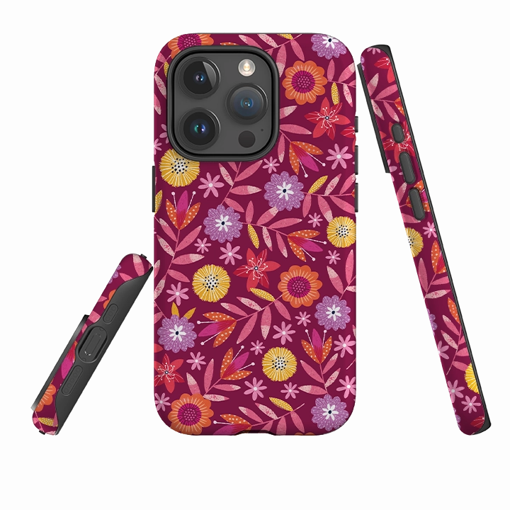 iPhone Tough Case - Foliage II By Ali Brookes Slim Protection