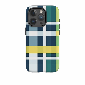 Matte Touch iPhone Tough Case - Forest Gingham