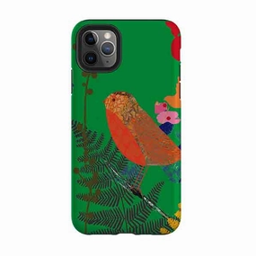 iPhone Tough Case - Forest Robin By Tiffany Lynch Compact Pattern