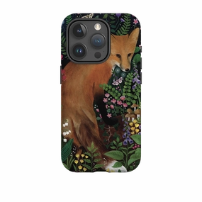 Personal Style Matte Design Texture iPhone Tough Case - Fox At Night By Bex Parkin