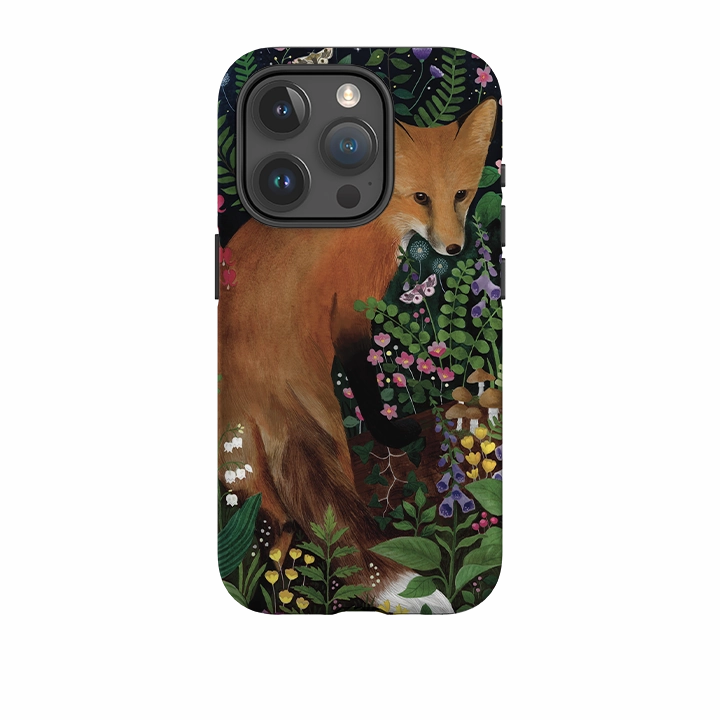 iPhone Tough Case - Fox At Night By Bex Parkin Smooth Craft