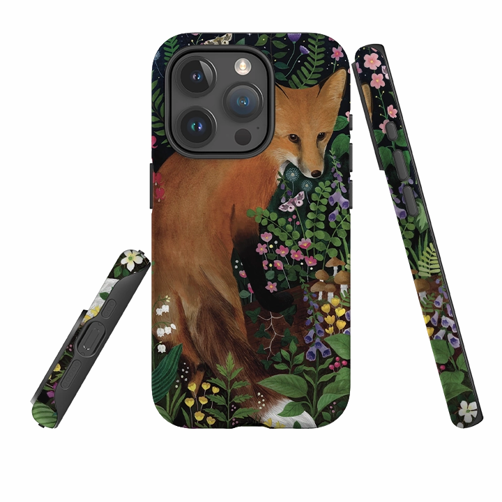 iPhone Tough Case - Fox At Night By Bex Parkin Refined Texture
