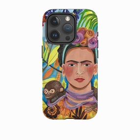 iPhone Tough Case - Frida By Caroline Bonne Muller Outdoor Protection Premium Detail Finish