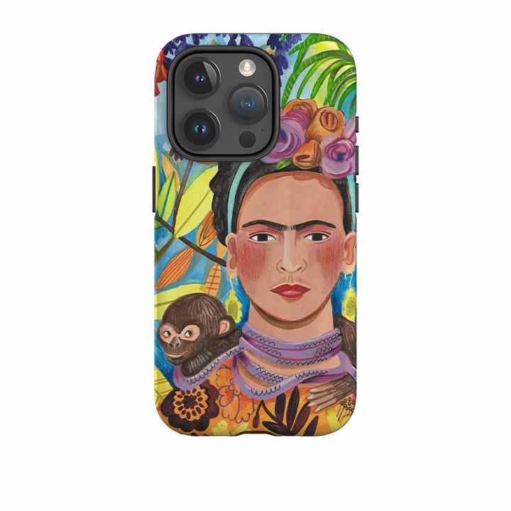 iPhone Tough Case - Frida By Caroline Bonne Muller Outdoor Protection Premium Detail Finish