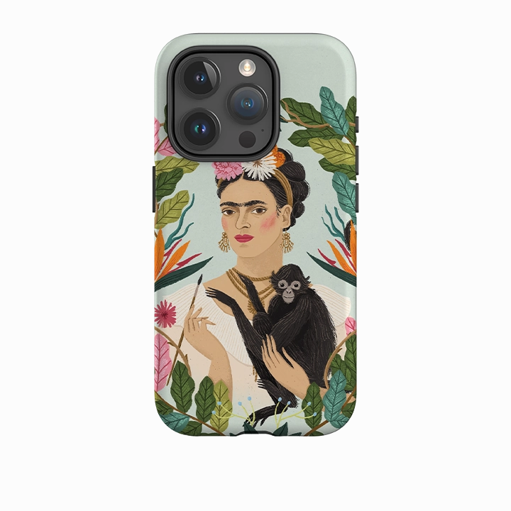 Rugged Frame Design iPhone Tough Case - Frida Kahlo By Meghann Rader