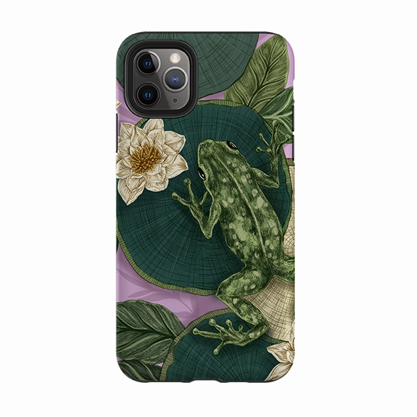 soft look Fashion Edge iPhone Tough Case - Frog By Jade Mosinski