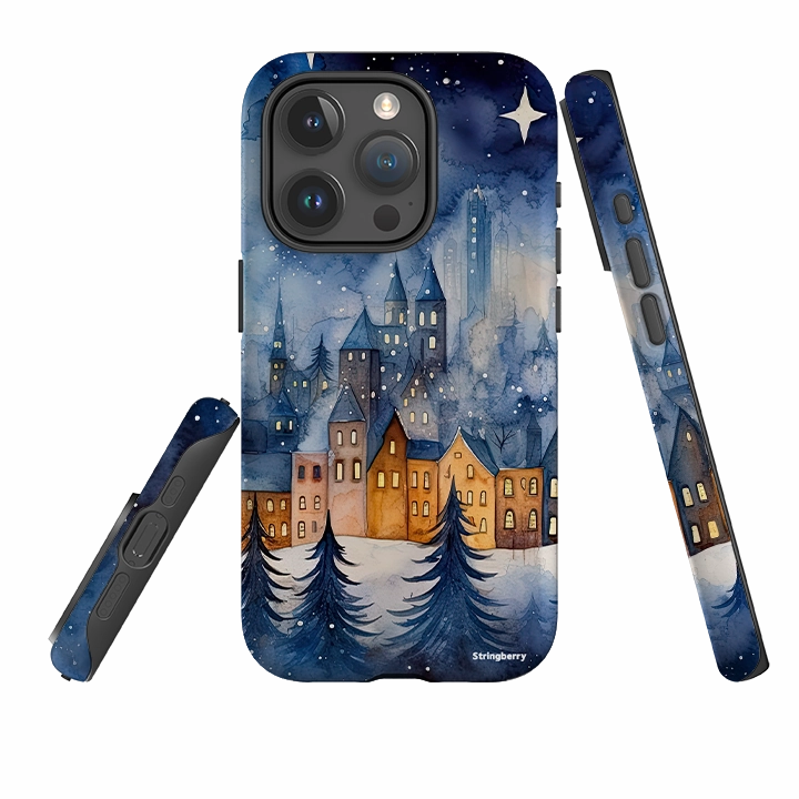 Protective Texture Finish iPhone Tough Case - Frosty Nights