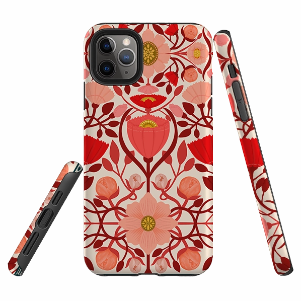 Soft Edge iPhone Tough Case - Full Bloom By Nina Pace