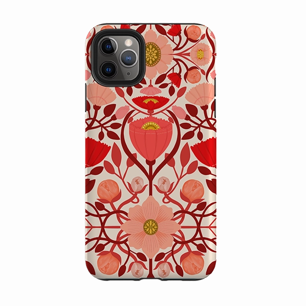 Minimal Style iPhone Tough Case - Full Bloom By Nina Pace