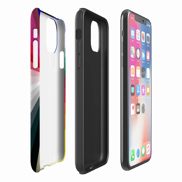 iPhone Tough Case - Full Spectrum By Kitty Joseph Flexible Fit