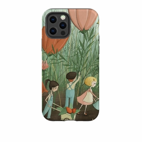iPhone Tough Case - Garden Day By Maja Lindberg Minimal Feature Premium Look