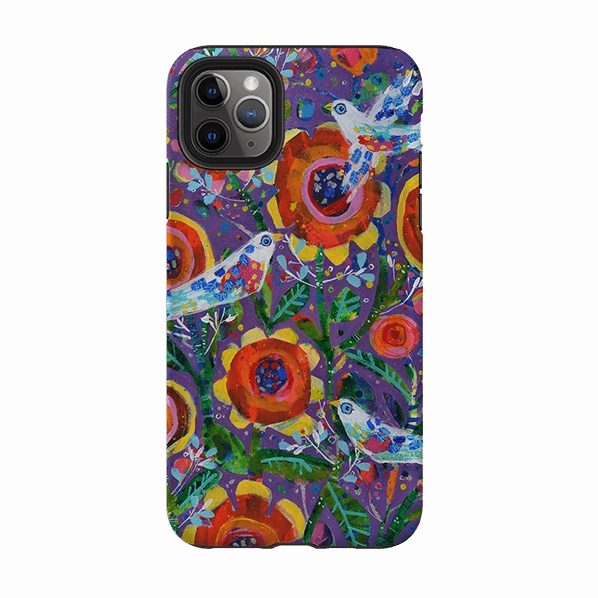 iPhone Tough Case - Garden Party By Claire West Comfort Shape