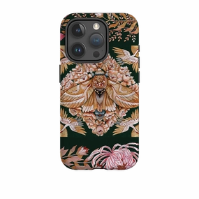 Refined Finish iPhone Tough Case - Golden Moth By Maria Matos