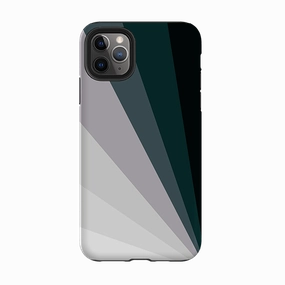 iPhone Tough Case - Granite Fan By Kitty Joseph Matte Texture Finish Elegant Texture