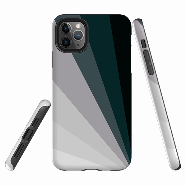 Glossy Texture Layer Casual Texture iPhone Tough Case - Granite Fan By Kitty Joseph