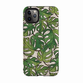 iPhone Tough Case - Green Floral 1 By Amelia Bowman Smooth Protection Easy Removal
