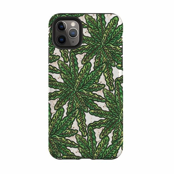 iPhone Tough Case - Green Floral By Amelia Bowman Fashion Statement