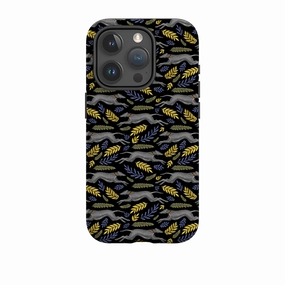 Modern Function iPhone Tough Case - Greyhound Pattern By Catherine Rowe
