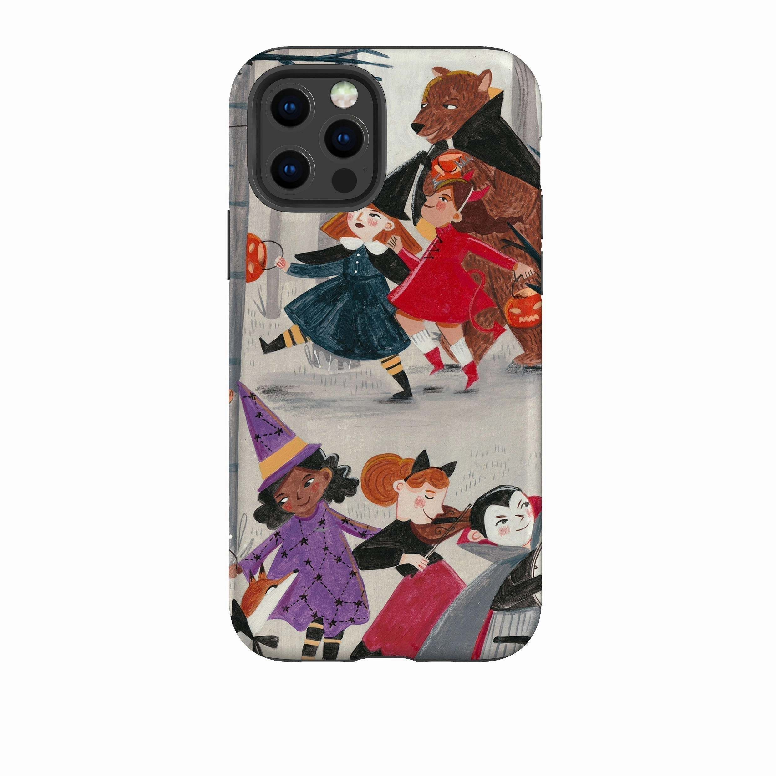 Transparent Edge iPhone Tough Case - Halloween By Caroline Bonne Muller