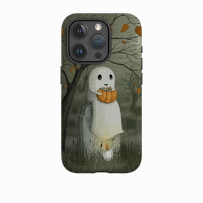 Portable Fit iPhone Tough Case - Halloween Ghost By Maja Lindberg