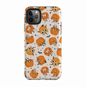 Creative Design iPhone Tough Case - Halloween Pumpkin Light By Ali Brookes