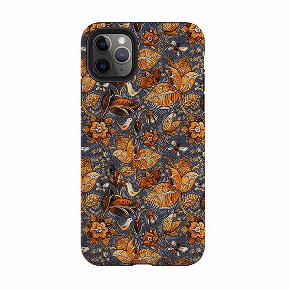 Premium Texture Layer Light Finish iPhone Tough Case - Hidcote Pattern