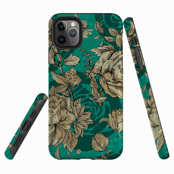 Matte Guard Luxury Accent iPhone Tough Case - Highgrove Gardens