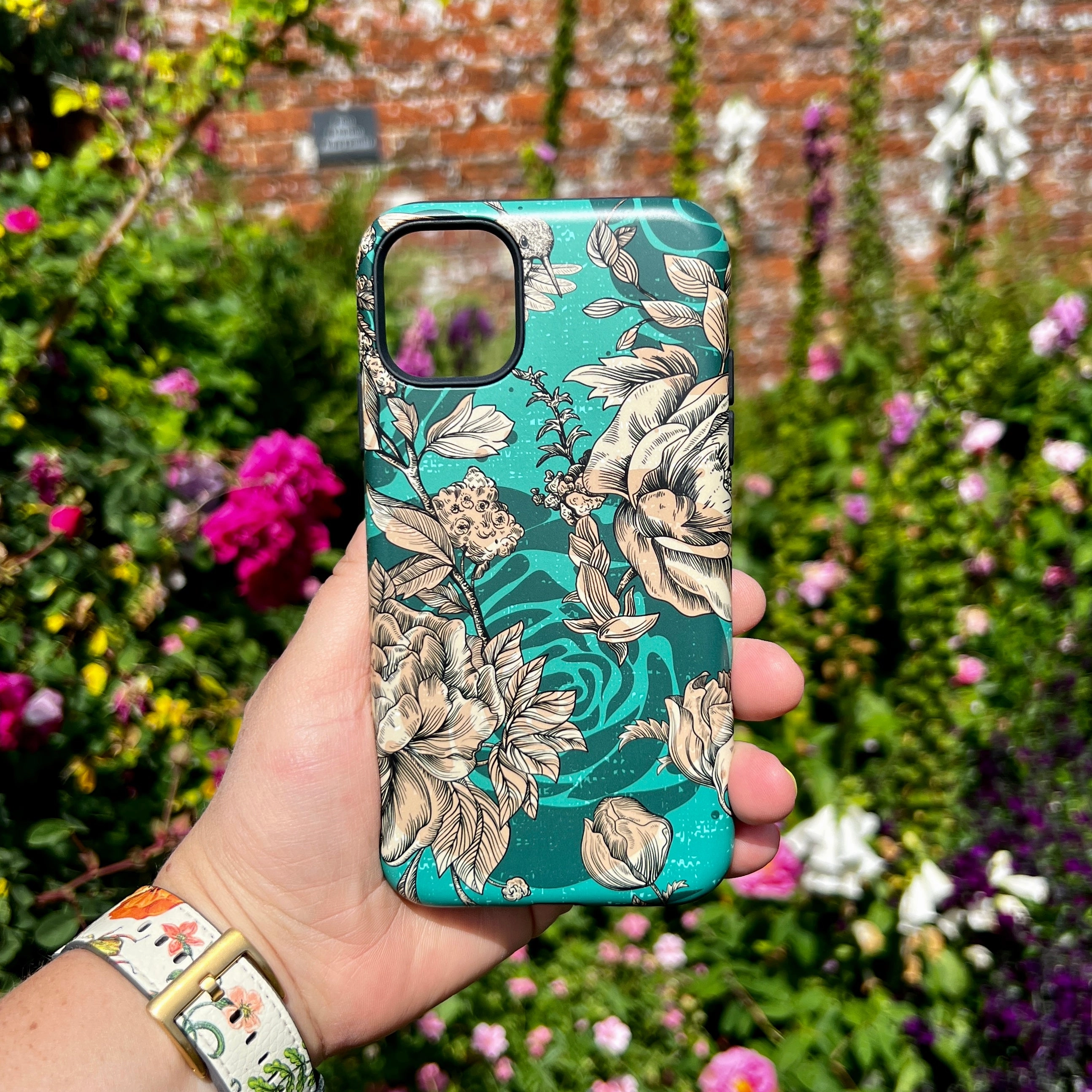 iPhone Tough Case - Highgrove Gardens Smooth Surface Layer Vivid colors