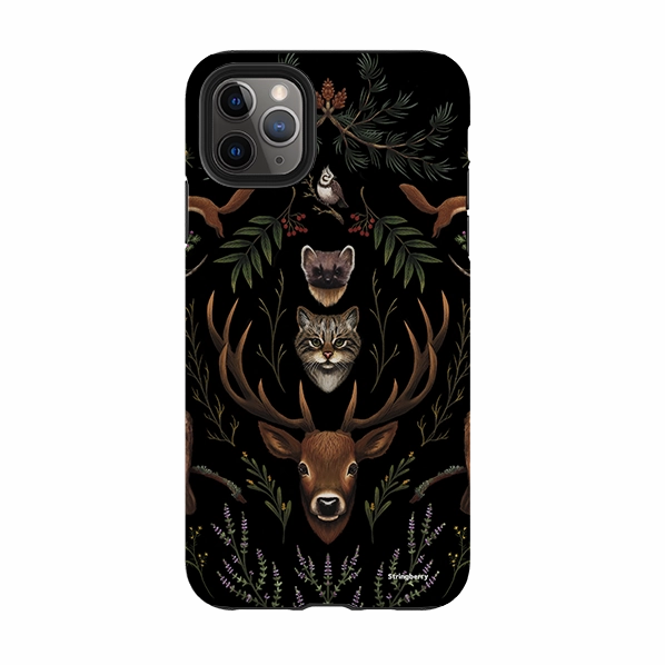 iPhone Tough Case - Highland Wildlife By Anna Stead Shockproof Edge Comfort Finish Layer