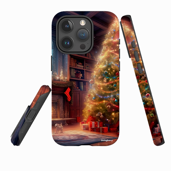 iPhone Tough Case - Holly Jolly Christmas II Premium Grip