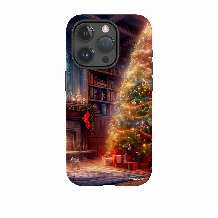 Matte Coating Finish iPhone Tough Case - Holly Jolly Christmas II
