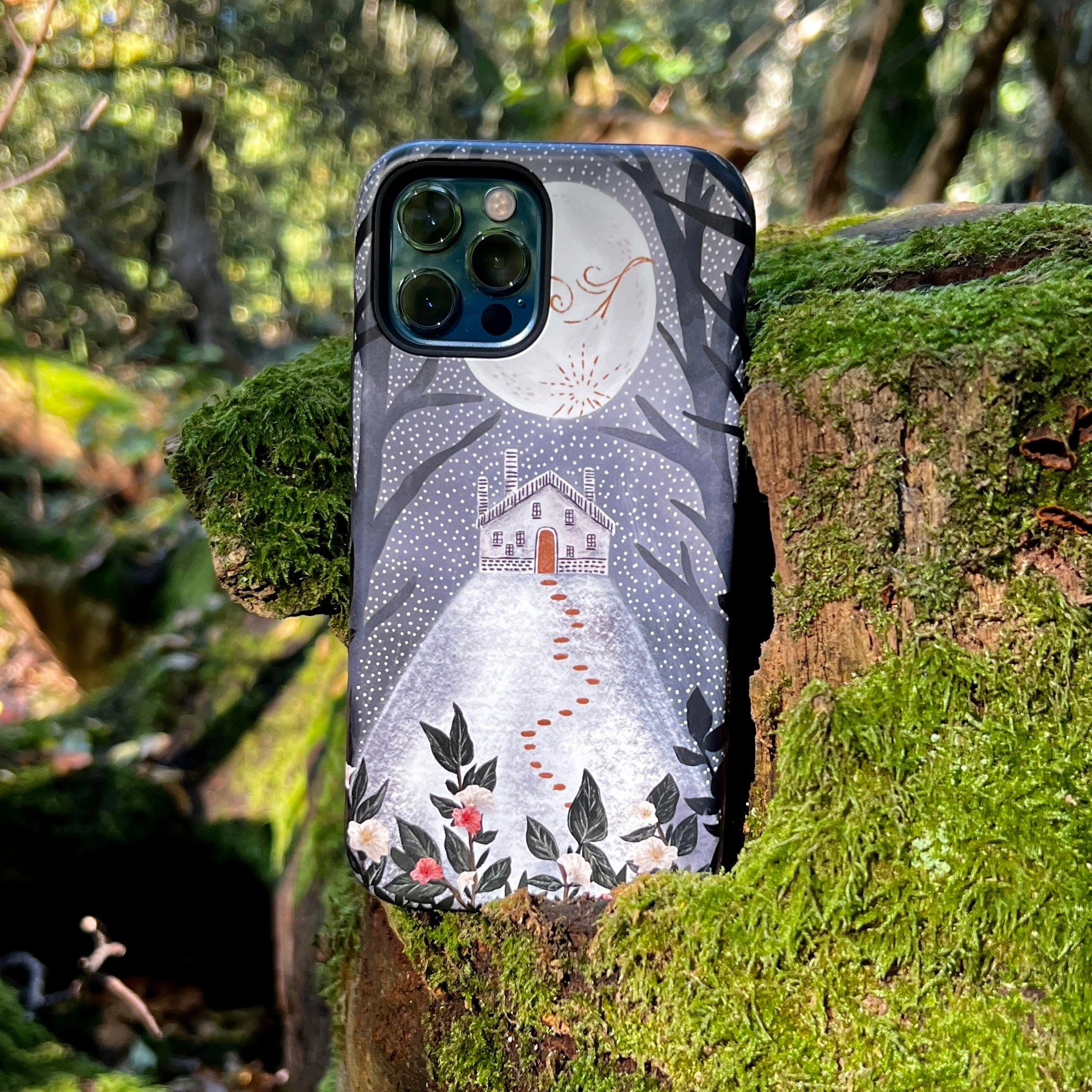 Soft Edge Texture Comfort Edge Texture iPhone Tough Case - Home By Jade Mosinski