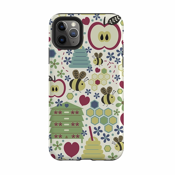 Travel Ready iPhone Tough Case - Honey Bees By Suzy Taylor