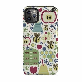 iPhone Tough Case - Honey Bees By Suzy Taylor Soft Detail Edge Protection